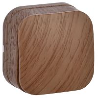 Выключатель накладной IEK Glory ВС20-1-0-ХД 1-кл. дуб картинка